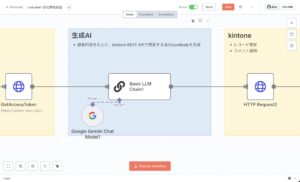 「kintone × n8n」生成AI部分